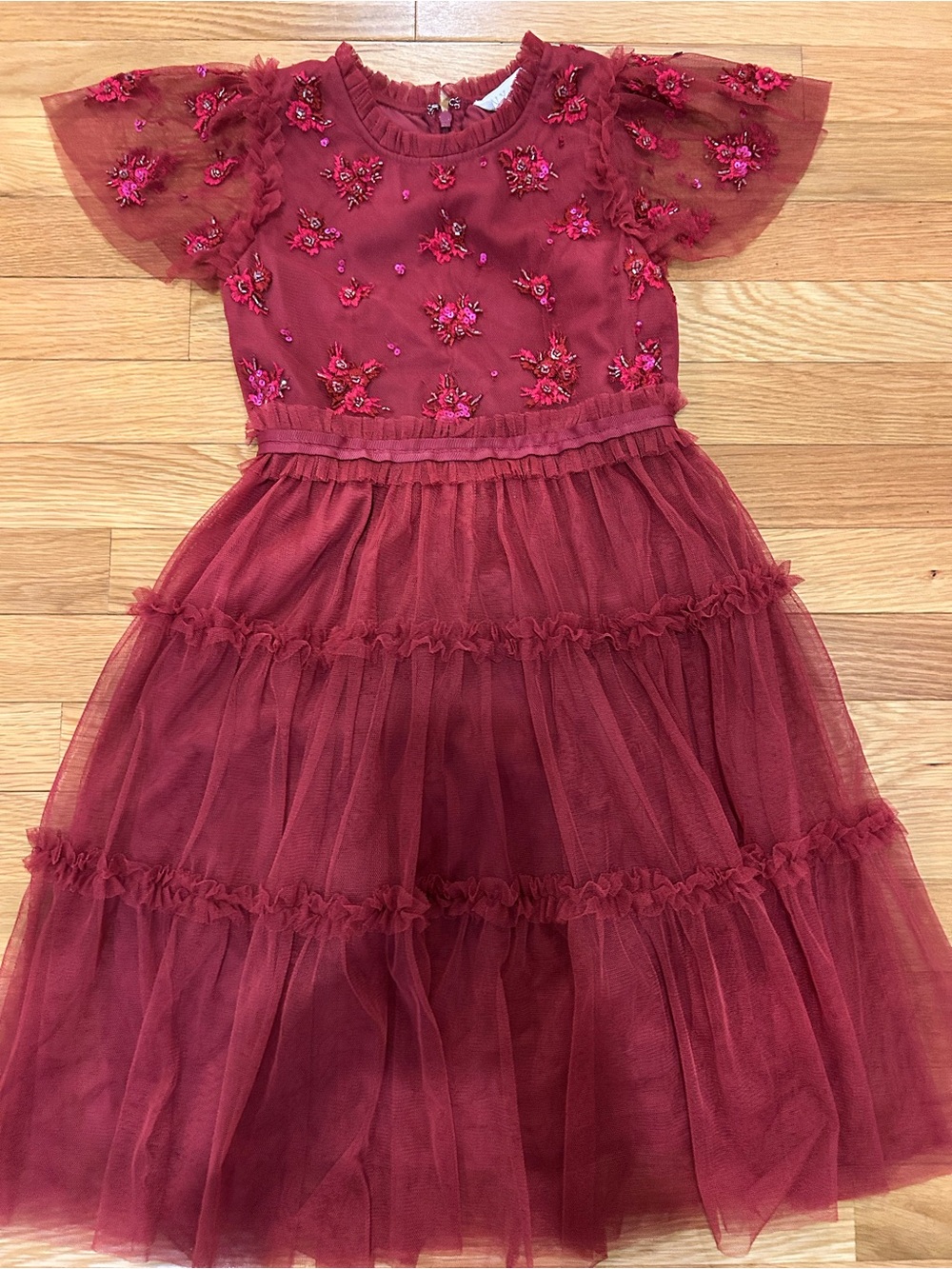 Ivy City 6/7 Red Beaded Dress
